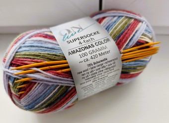 Supersocke AMAZONAS Color - volna za nogavice